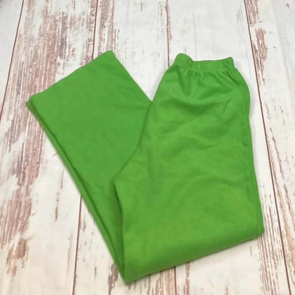 Minecraft Pajama Set Long Sleeve & Pants Green Sz 14/16